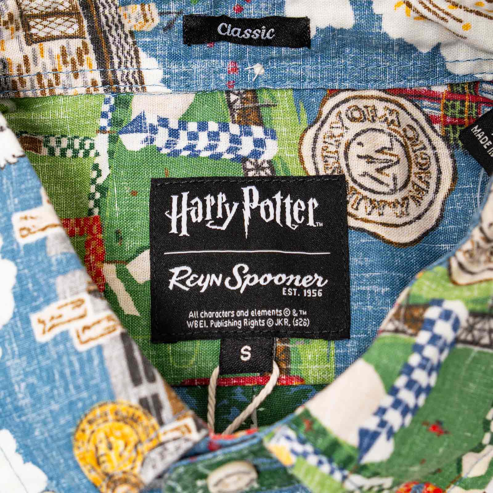 レインスプーナー×ハリーポッターREYNSPOONER×HARRYPOTTER半袖アロハシャツフルオープンハリーポッターと賢者の石