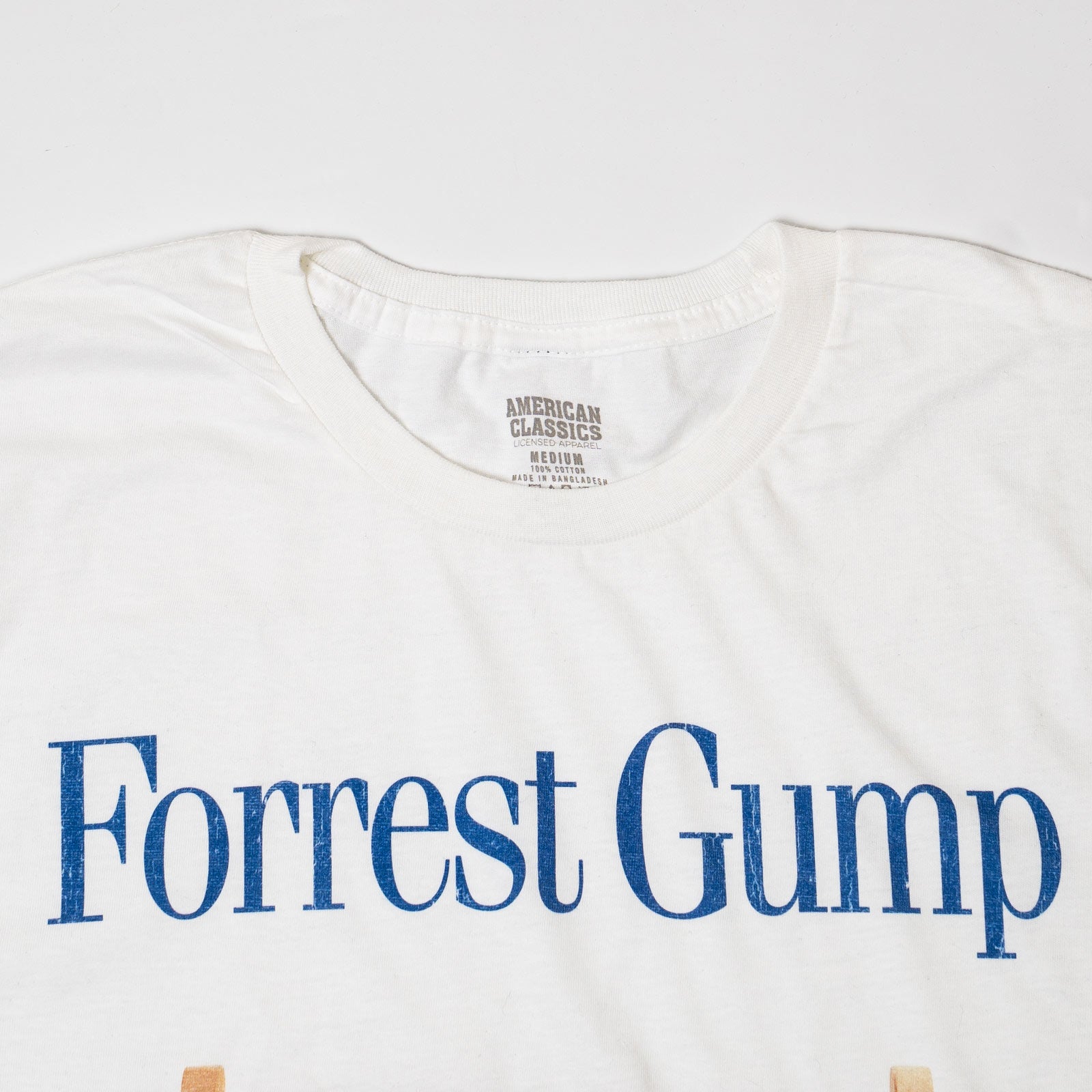 アメリカンクラシックスAMERICANCLASSICSムービーTシャツフォレストガンプロゴ＆ベンチ