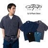 キャルトップCALTOP#3003SS半袖サテンオープンカラーシャツ