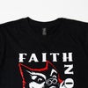 カンフーkungfu.フェイスノーモアロゴドッグTシャツブラック