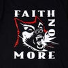 カンフーkungfu.フェイスノーモアロゴドッグTシャツブラック大きいサイズ