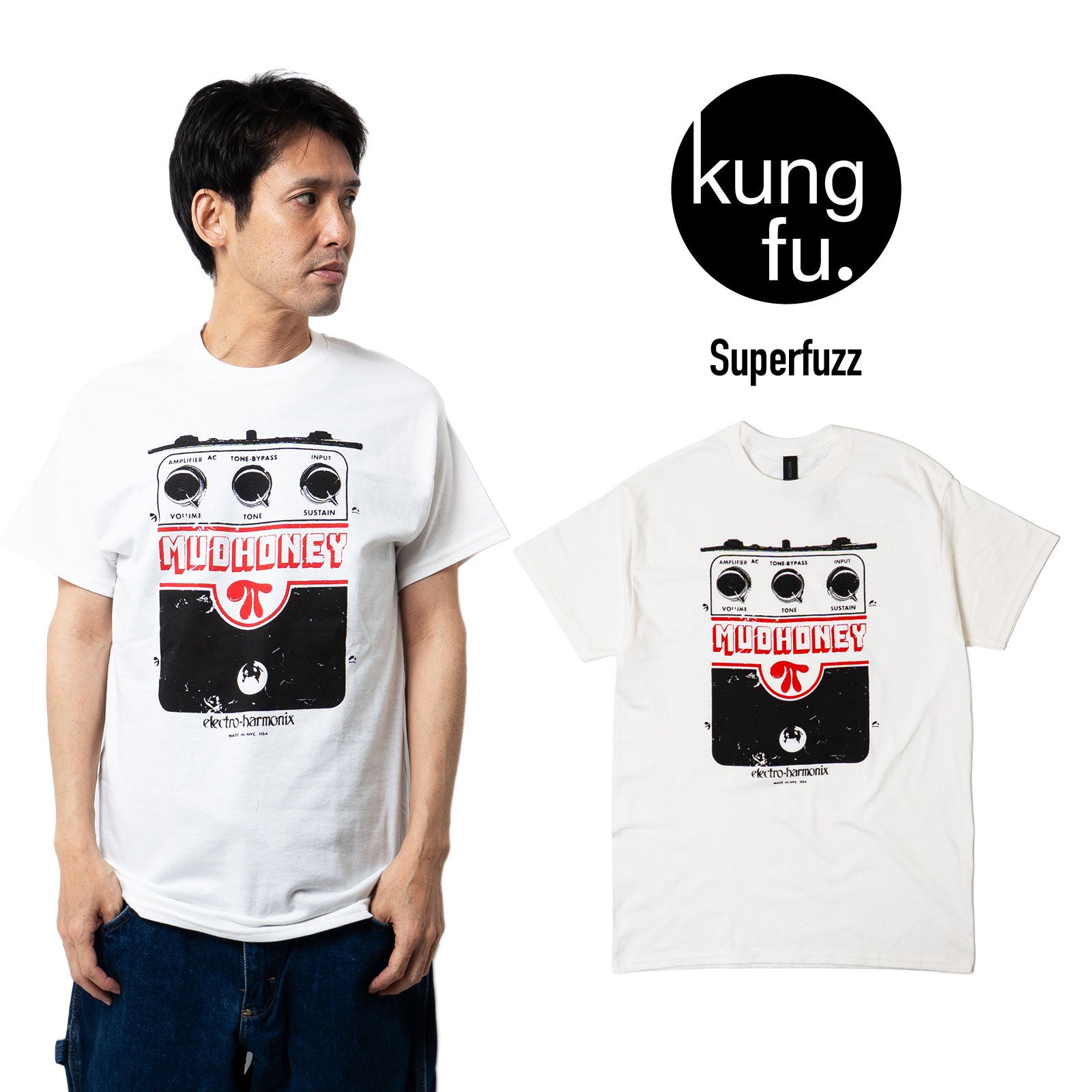 カンフーkungfu.バンドTシャツマッドハニースーパーファズ
