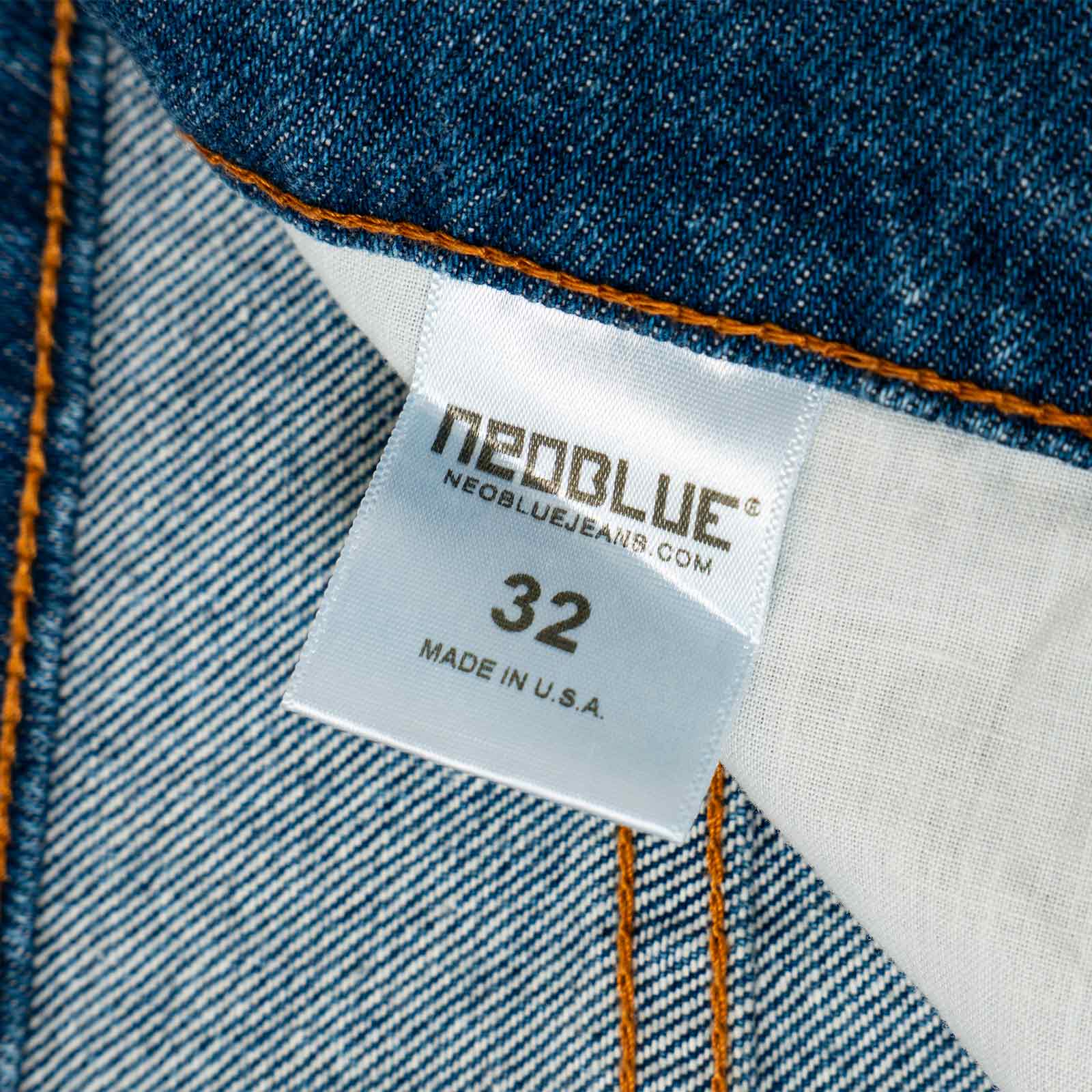 ネオブルーNEOBLUEバギーカーペンターショーツミディアムブルー