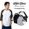 シャカウェアSHAKAWEAR6.0オンスラグランTシャツ