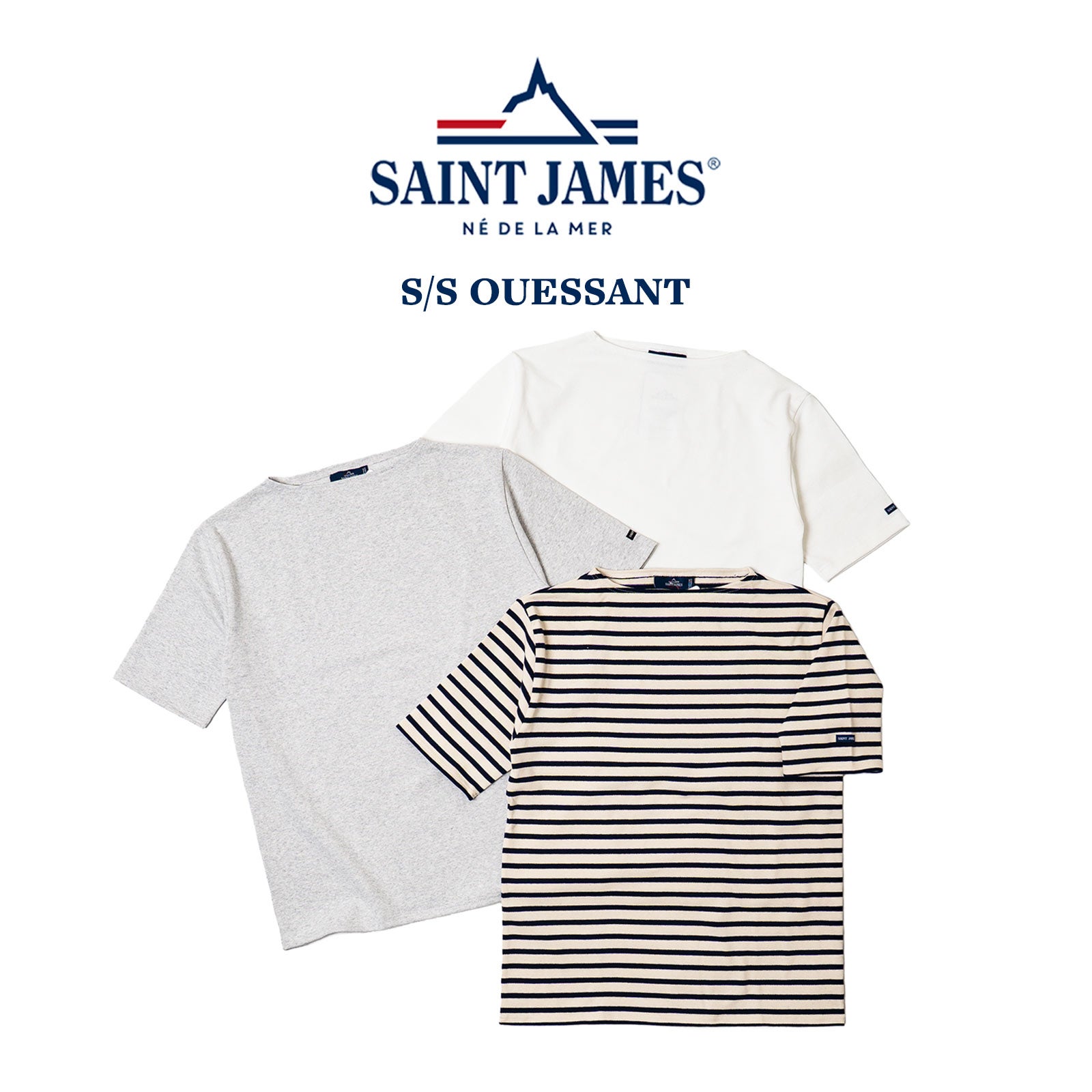 セントジェームスSAINTJAMES半袖ウエッソンビッグサイズ