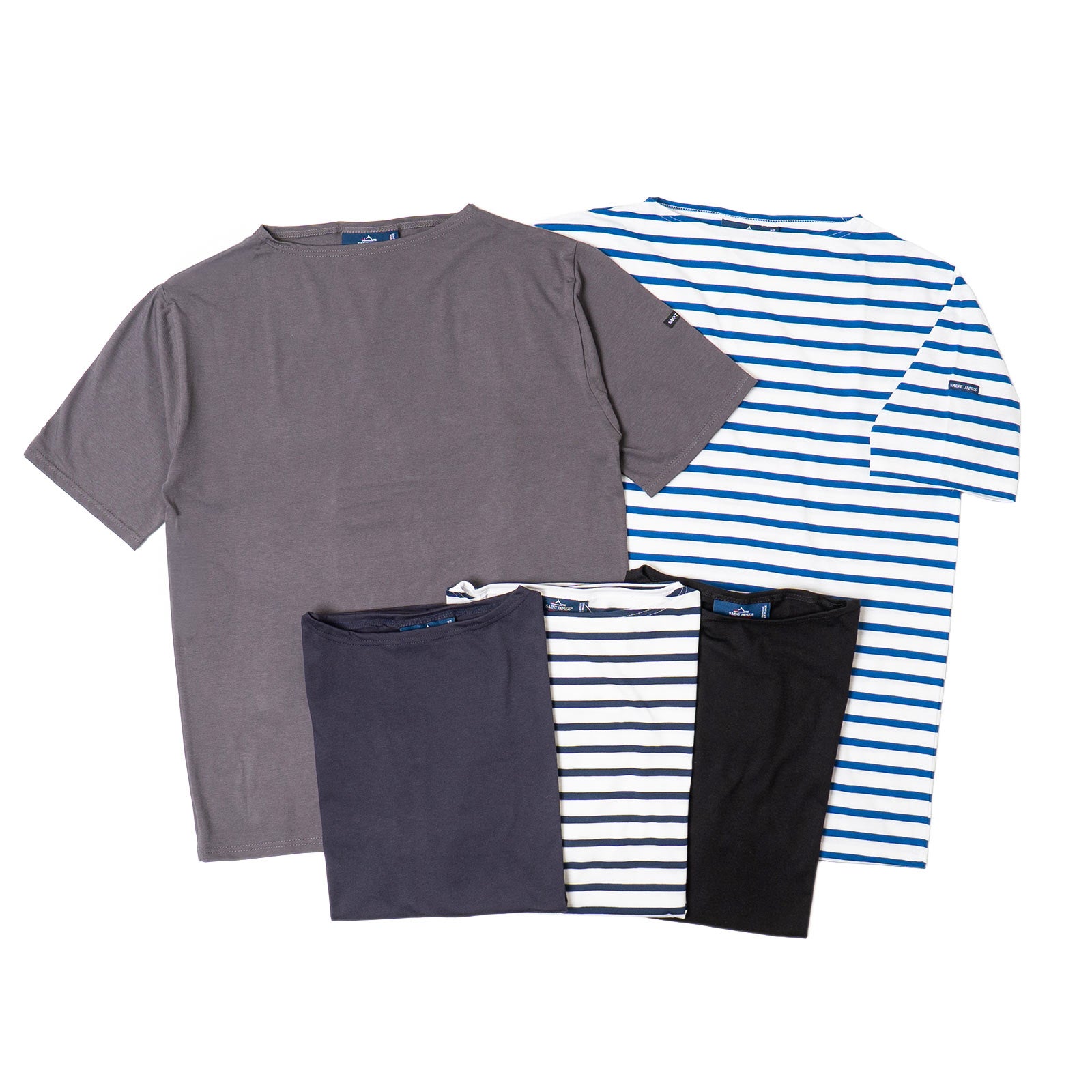 セントジェームスSAINTJAMES半袖Tシャツボートネックピリアックビッグサイズ