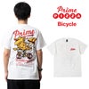 プライムピザPrimePIZZA半袖Tシャツバイシクル