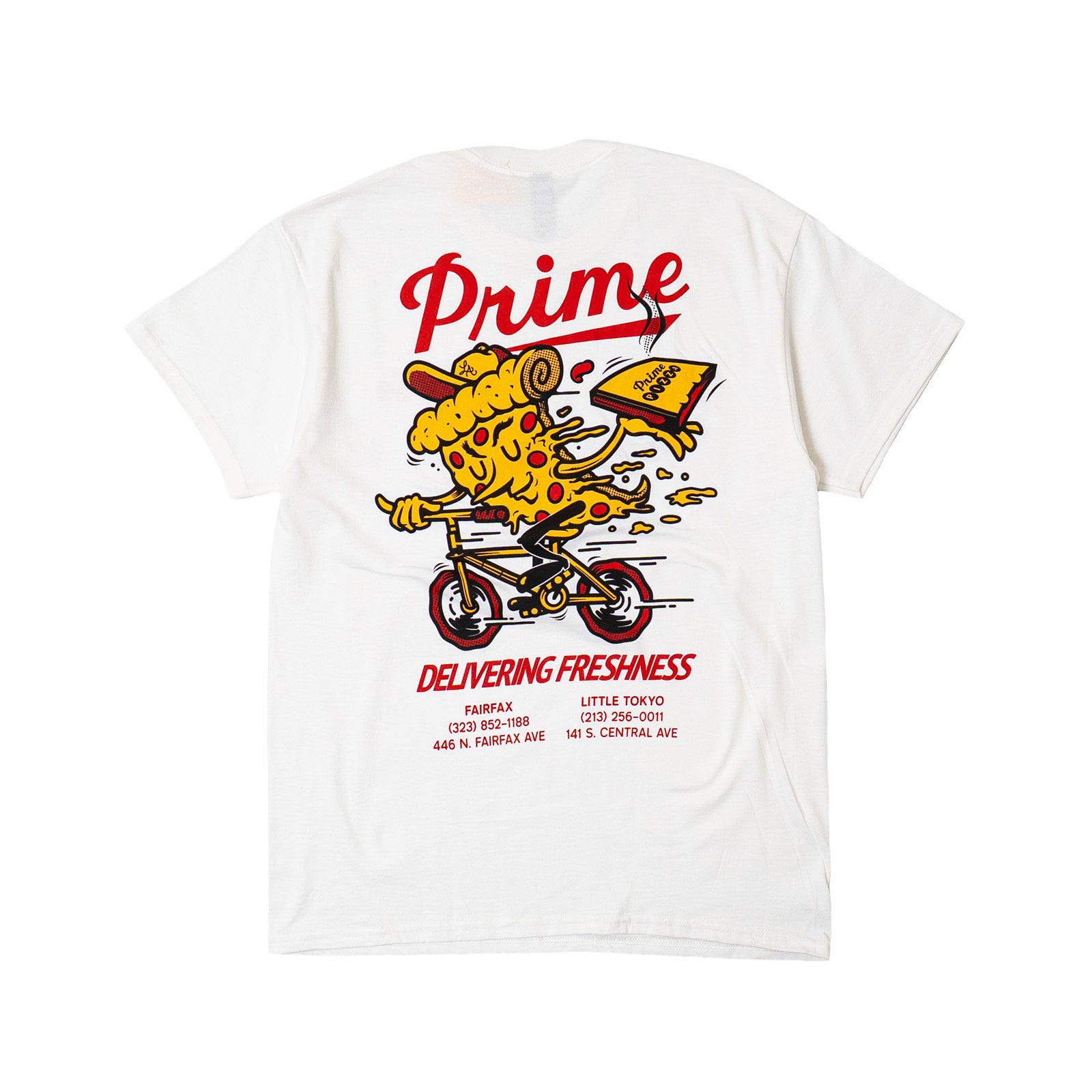 プライムピザPrimePIZZA半袖Tシャツバイシクル