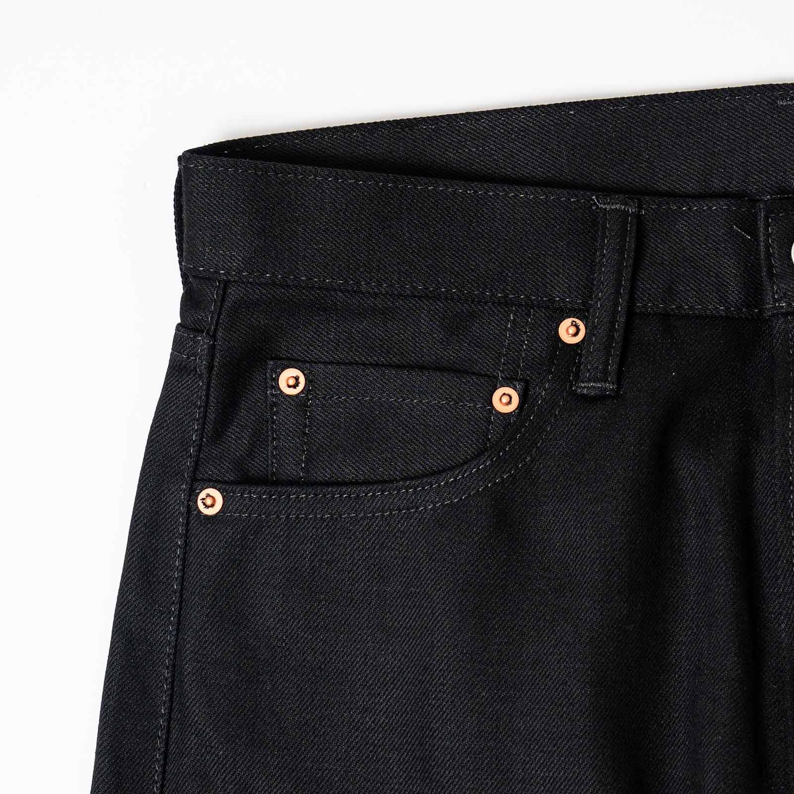 コットンリサーチクラブCOTTONRESEARCHCLUBセルビッジブラックデニムジーンズ