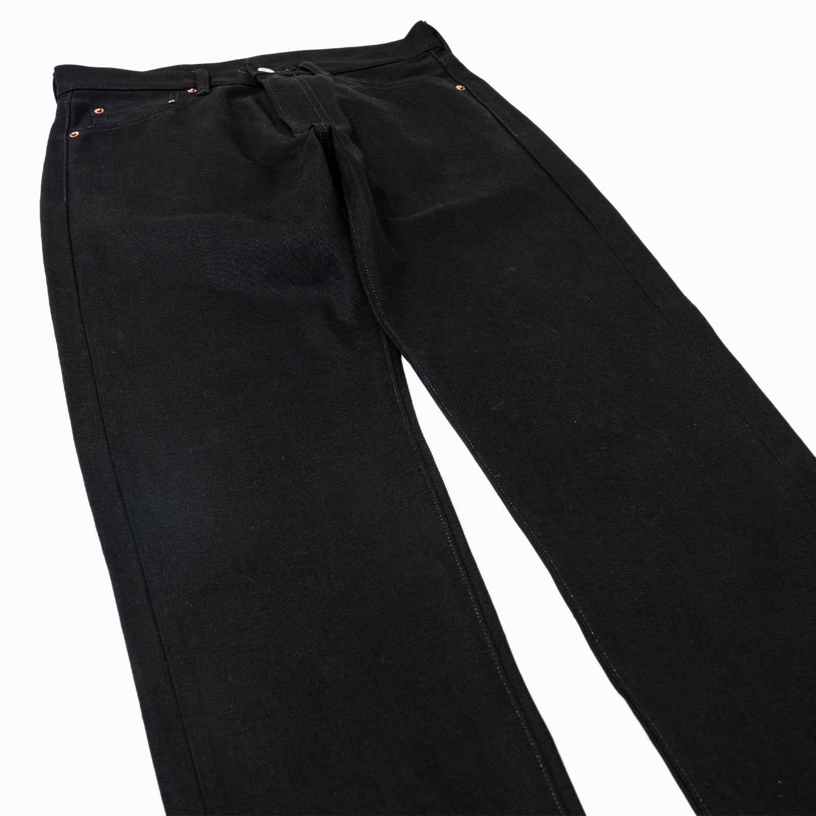 コットンリサーチクラブCOTTONRESEARCHCLUBセルビッジブラックデニムジーンズ