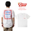 ウェアユアビアWearYourBeerバドワイザーヴィンテージラベルポケットTシャツ
