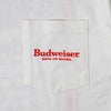 ウェアユアビアWearYourBeerバドワイザーヴィンテージラベルポケットTシャツ