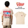 ウェアユアビアWearYourBeerクアーズライトレッドホワイトアンドクアーズライトTシャツ