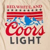 ウェアユアビアWearYourBeerクアーズライトレッドホワイトアンドクアーズライトTシャツ