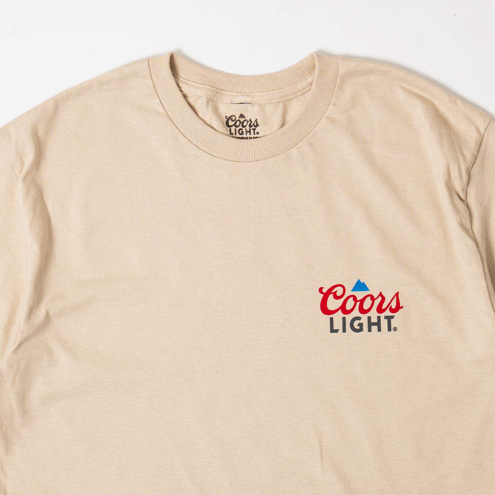 ウェアユアビアWearYourBeerクアーズライトレッドホワイトアンドクアーズライトTシャツ