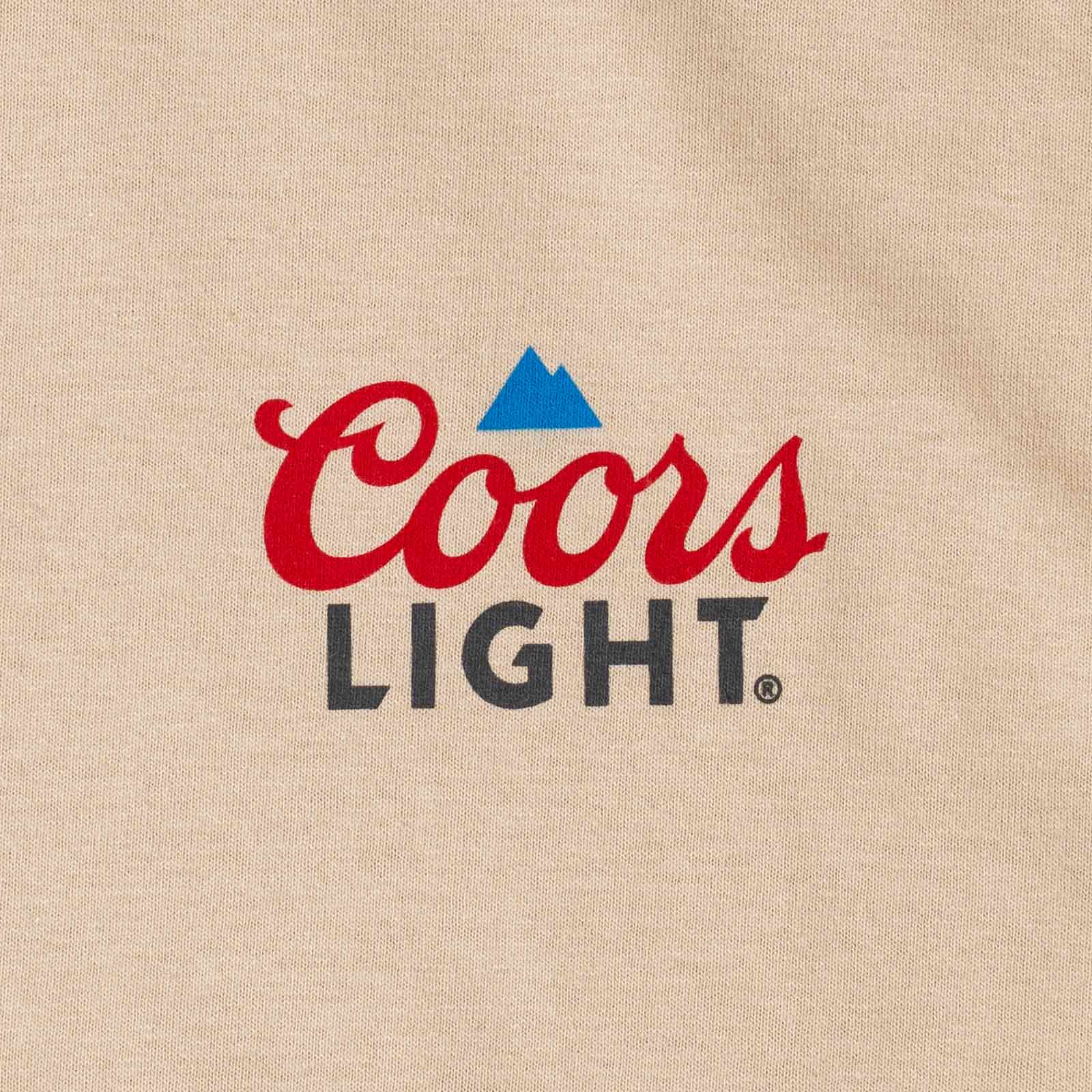 ウェアユアビアWearYourBeerクアーズライトレッドホワイトアンドクアーズライトTシャツ