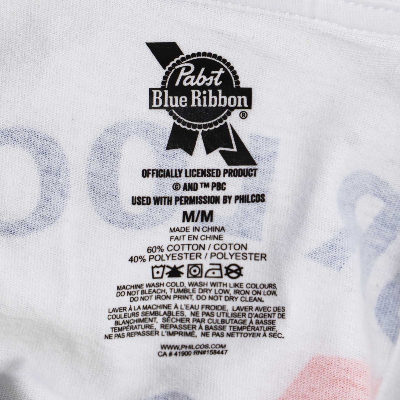 ウェアユアビアWearYourBeerパブストブルーリボンサポートユアローカルバーテンダーTシャツ