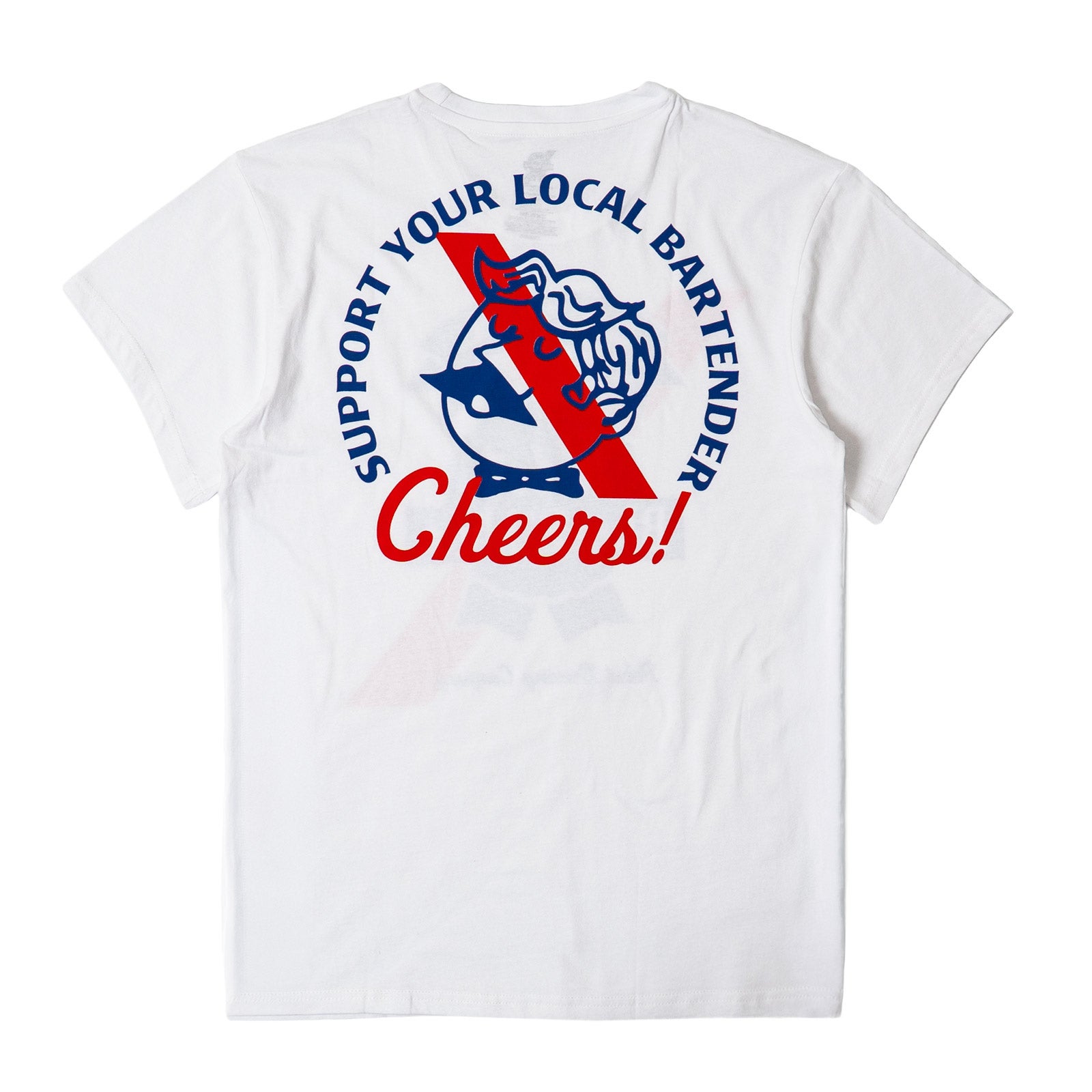 ウェアユアビアWearYourBeerパブストブルーリボンサポートユアローカルバーテンダーTシャツ