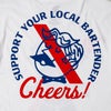 ウェアユアビアWearYourBeerパブストブルーリボンサポートユアローカルバーテンダーTシャツ