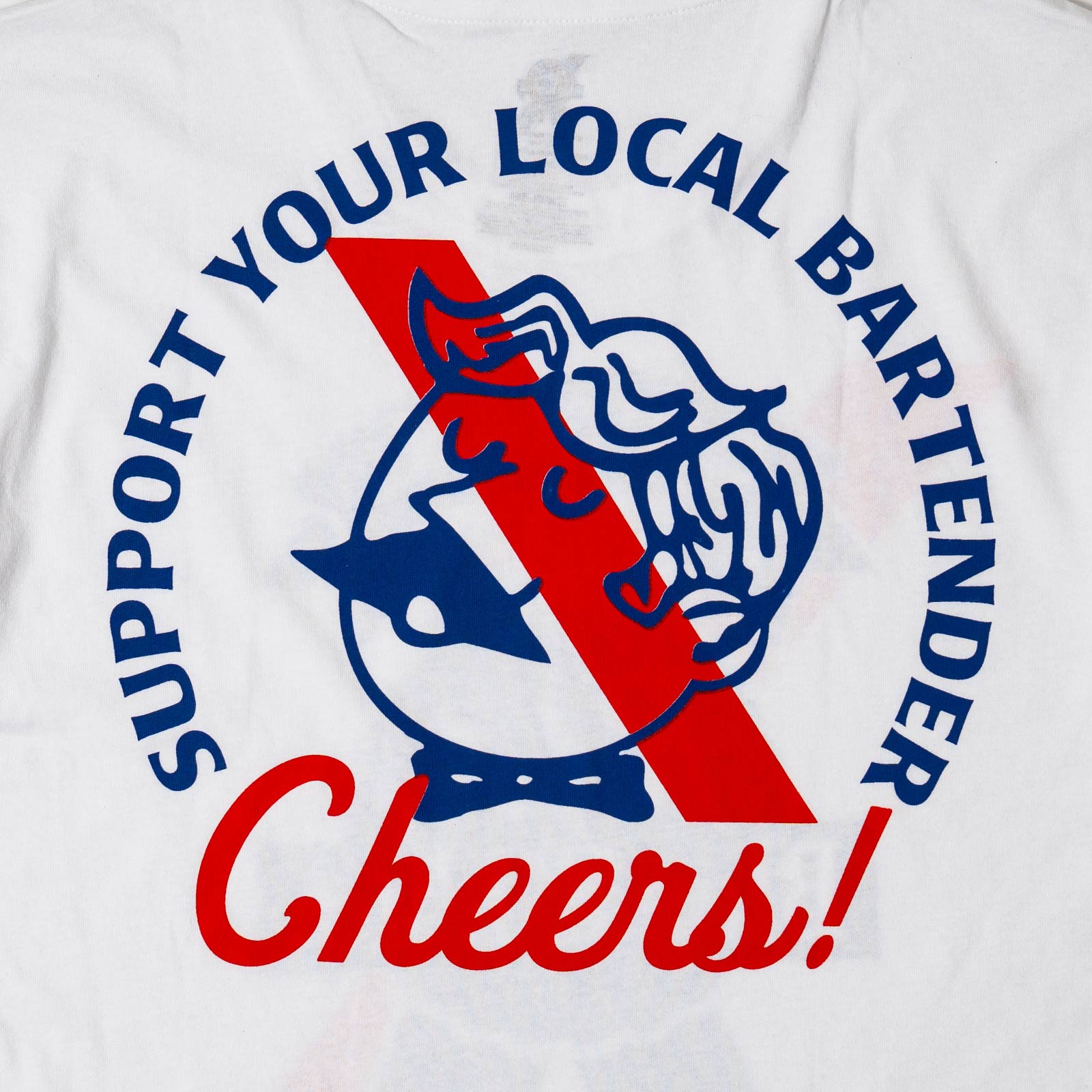 ウェアユアビアWearYourBeerパブストブルーリボンサポートユアローカルバーテンダーTシャツ