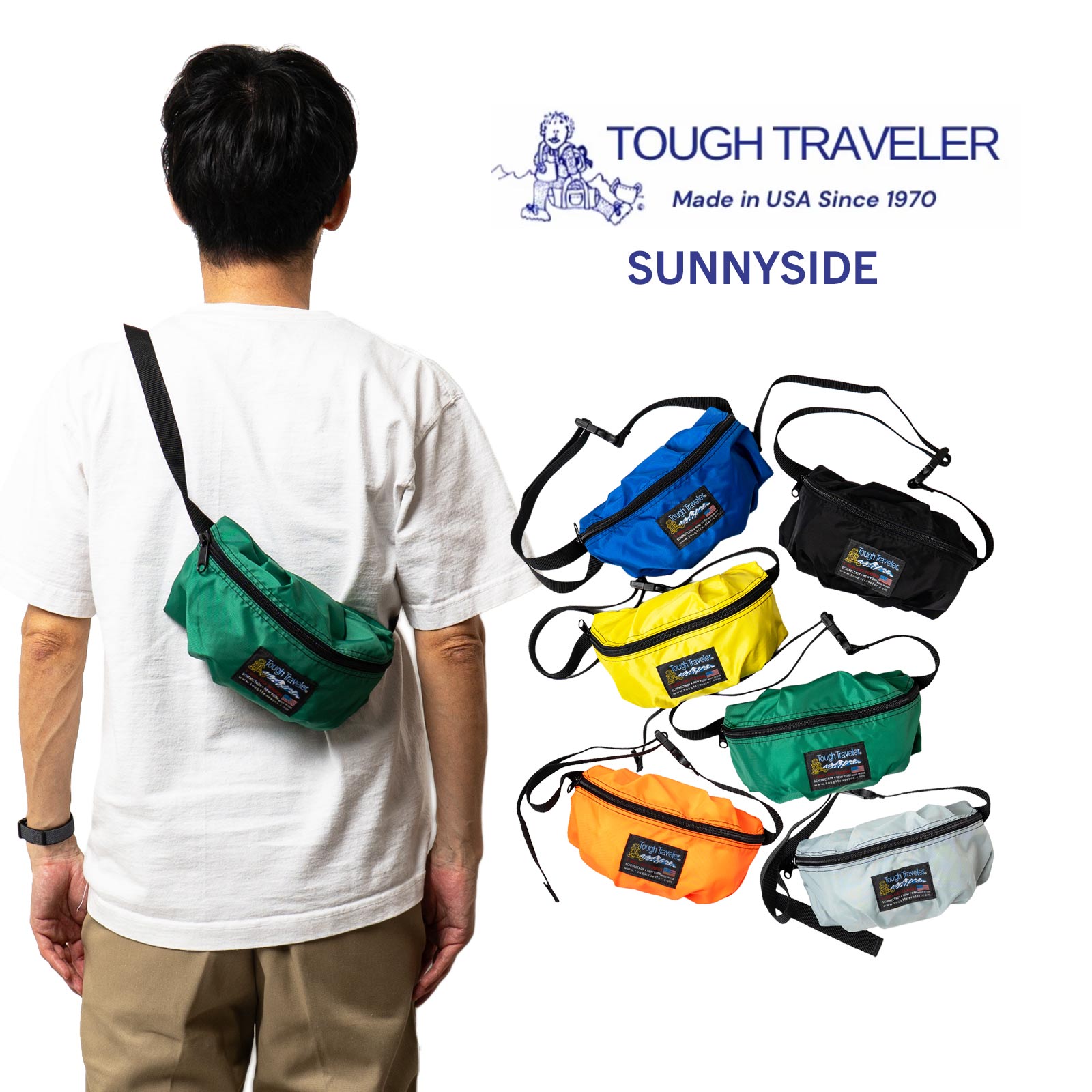 タフトラベラーTOUGHTRAVELERサニーサイドウエストバッグ