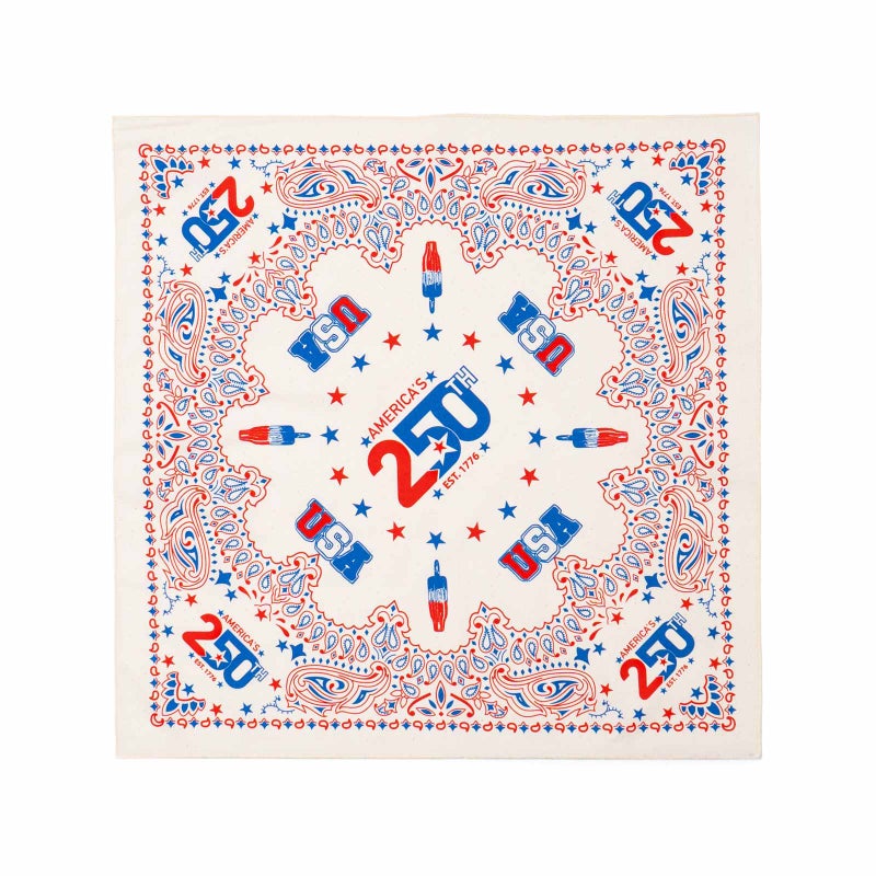 ハバハンクHAV-A-HANKアメリカズ250thバンダナアメリカンレガシーペイズリーTHEBANDANNACOMPANY