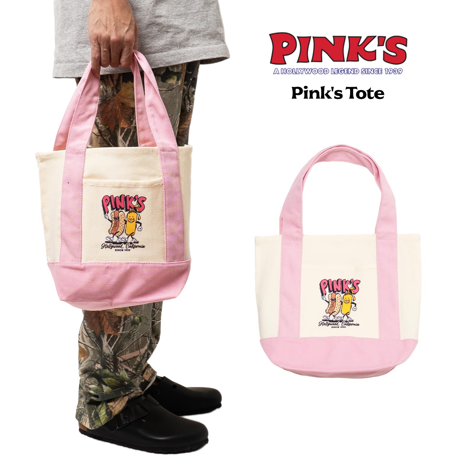 ピンクスホットドッグスPINK’SHOTDOGSミニトートバッグ