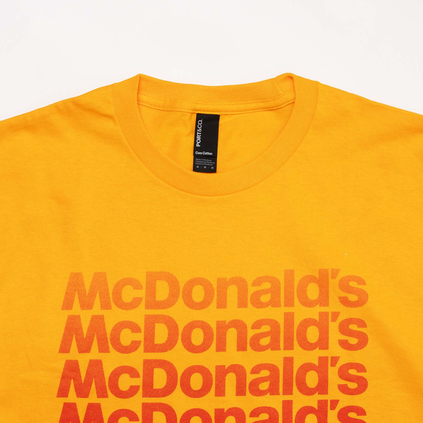 マクドナルドMcDonald’sオンブレワードマーク半袖Tシャツ