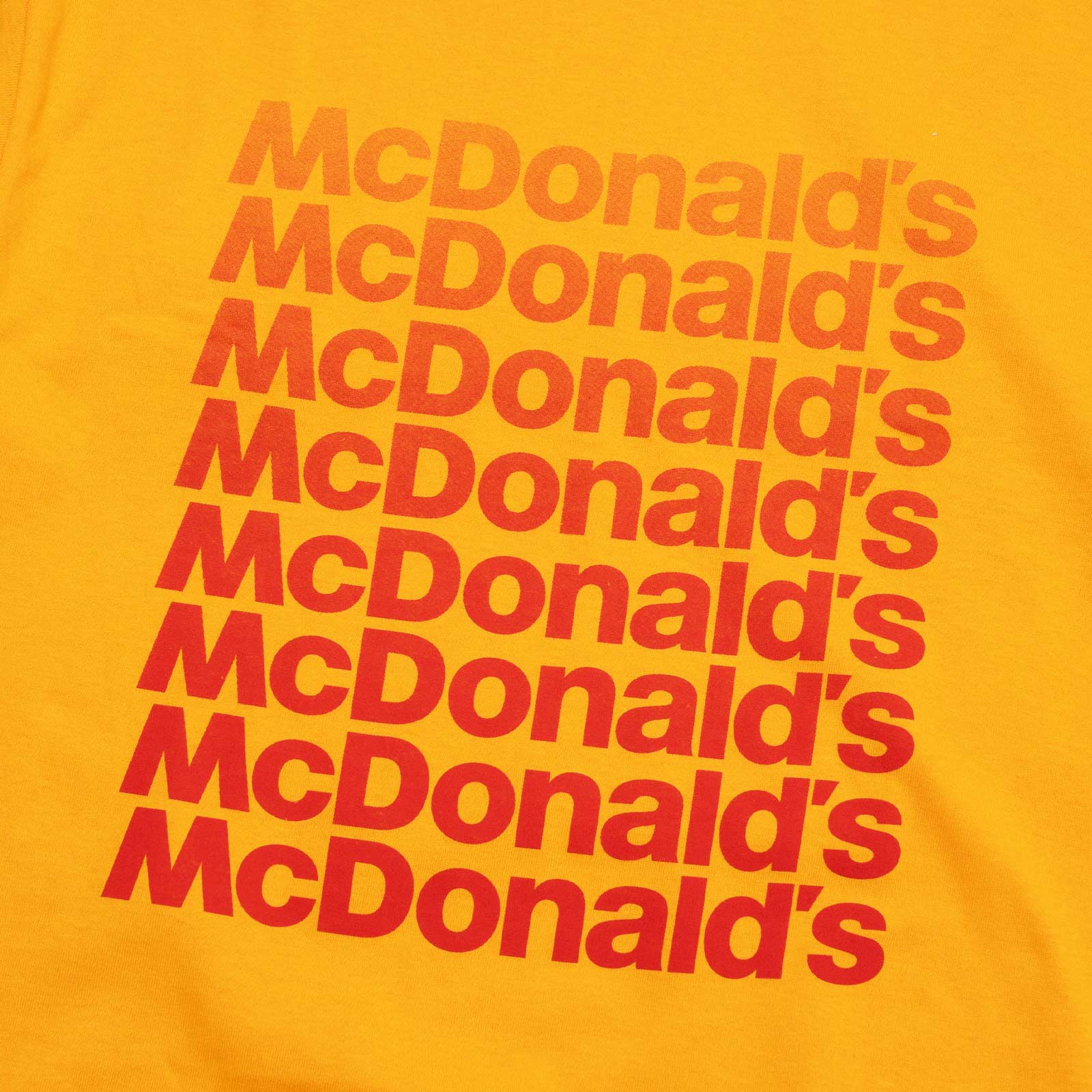 マクドナルドMcDonald’sオンブレワードマーク半袖Tシャツ