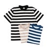 コットンコレクティブCOTTONCOLLECTIVE7.5オンスオーバーサイズボックス半袖Tシャツボーダー