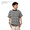 コットンコレクティブCOTTONCOLLECTIVE7.5オンスオーバーサイズボックス半袖Tシャツボーダー