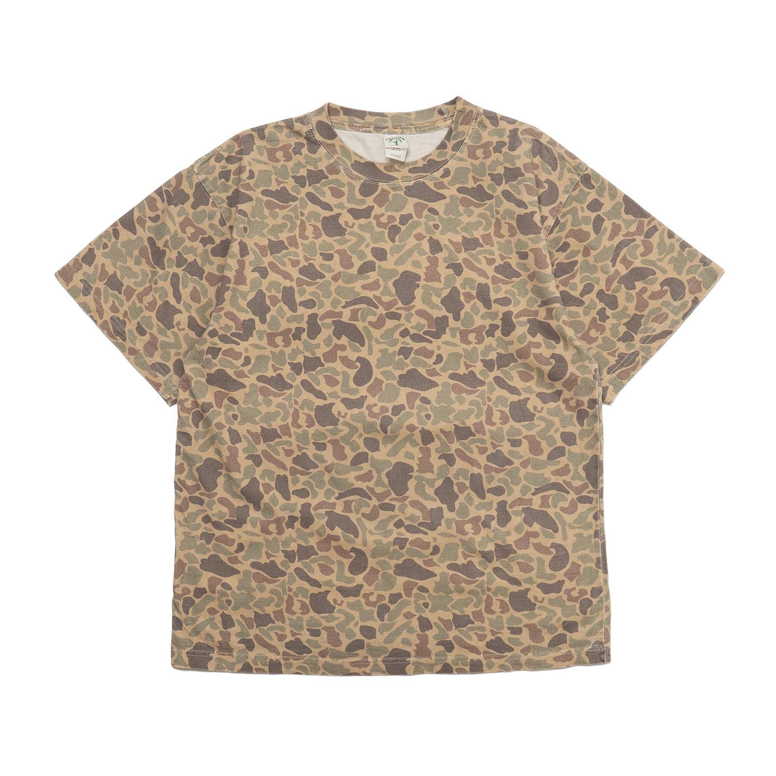 コットンコレクティブCOTTONCOLLECTIVE7.5オンスオーバーサイズボックス半袖Tシャツカモフラ