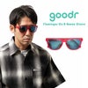 グダーgoodrOG偏光サングラスFlamingosOnABoozeCruise