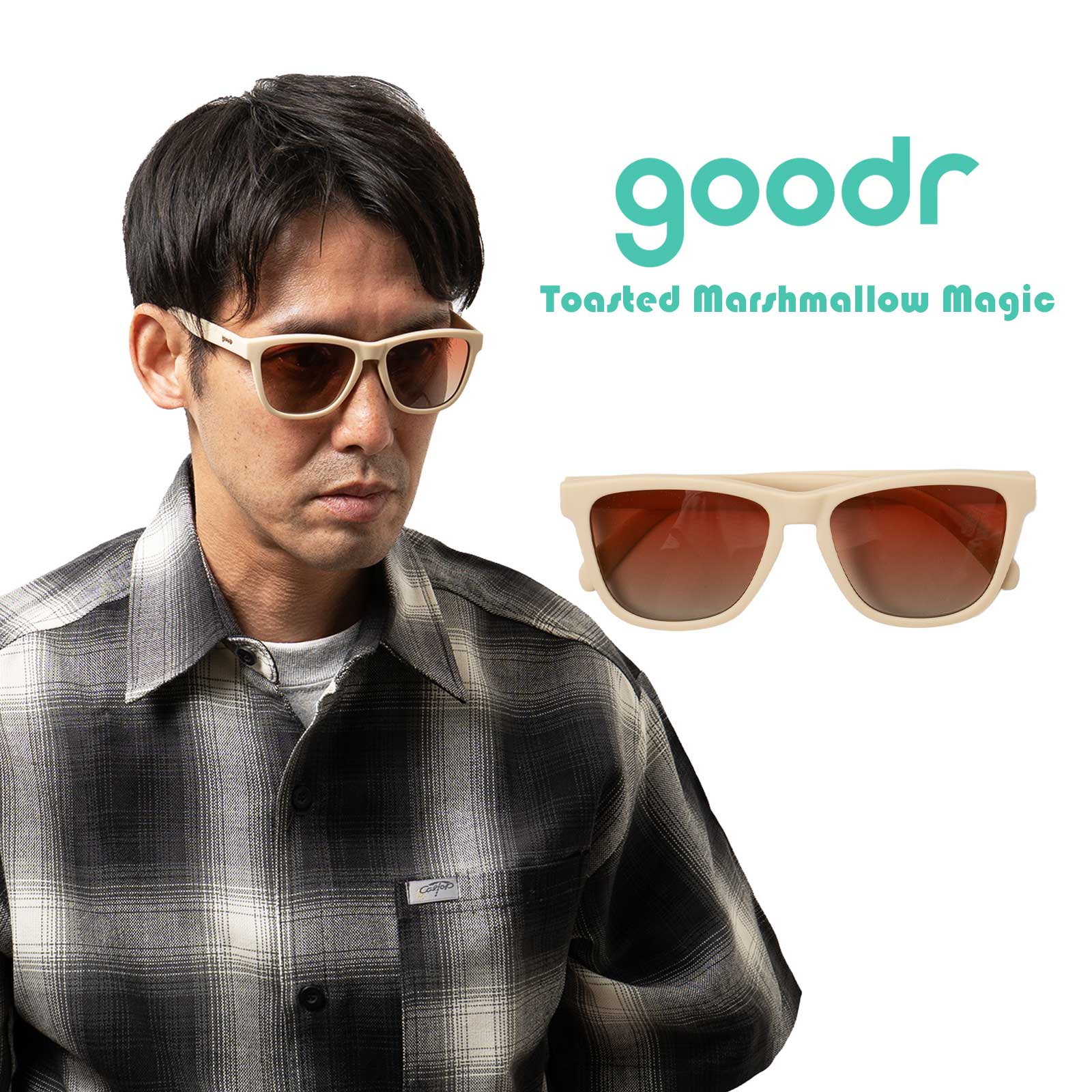 グダーgoodrOG偏光サングラスToastedMarshmallowMagic