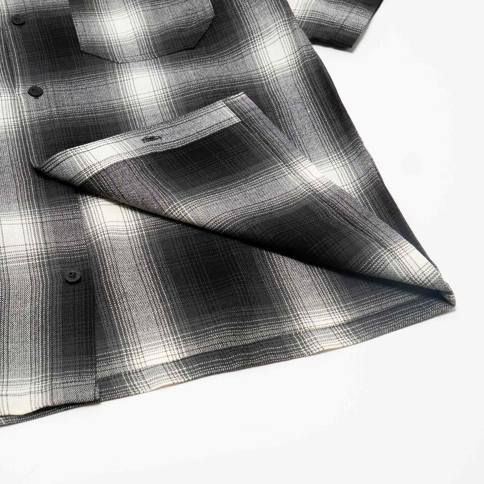 ジャラーナカスタムJalanaCALTOP#2000オンブレチェック半袖フランネルシャツショートリメイク品