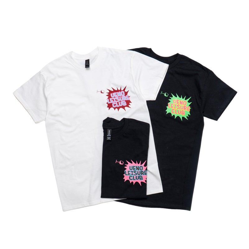上野遊戯倶楽部ウエノユウギクラブワイングラスTシャツ