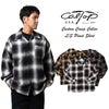 キャルトップCALTOP#2000LS当店別注キャンプカラーオンブレチェック長袖フランネルシャツ