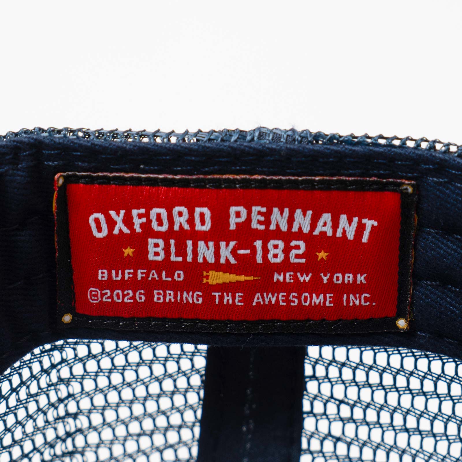 オックスフォードペナント×ブリンク182OXFORDPENNANT×BLINK-182トラッカーハット