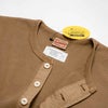 ヘルスニットHealthknit22024サーマルキングラッセルハニカムヘンリーネック長袖TシャツJalana別注BROWN436