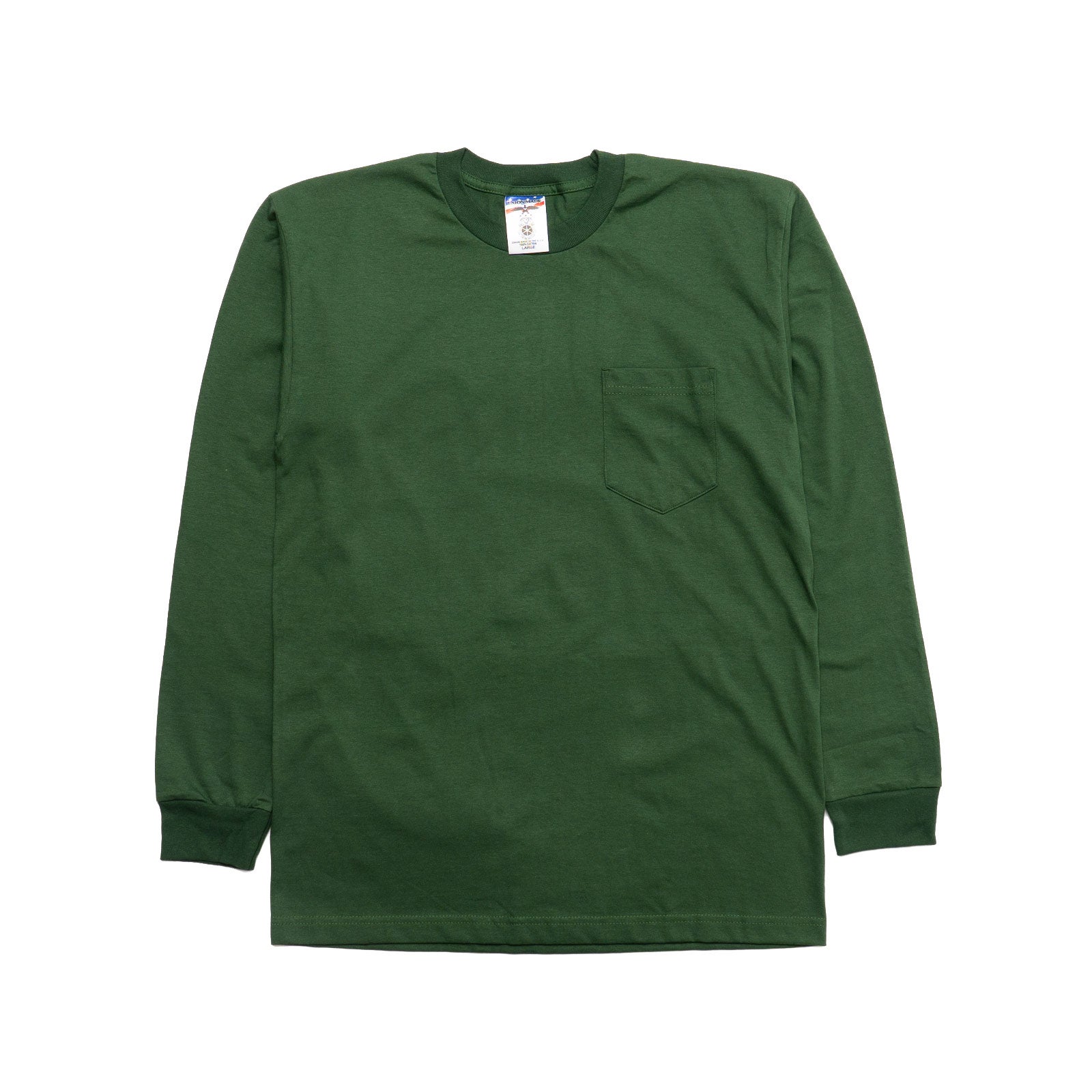 ベイサイドBAYSIDE3055ユニオンメイドロングスリーブポケットTシャツ