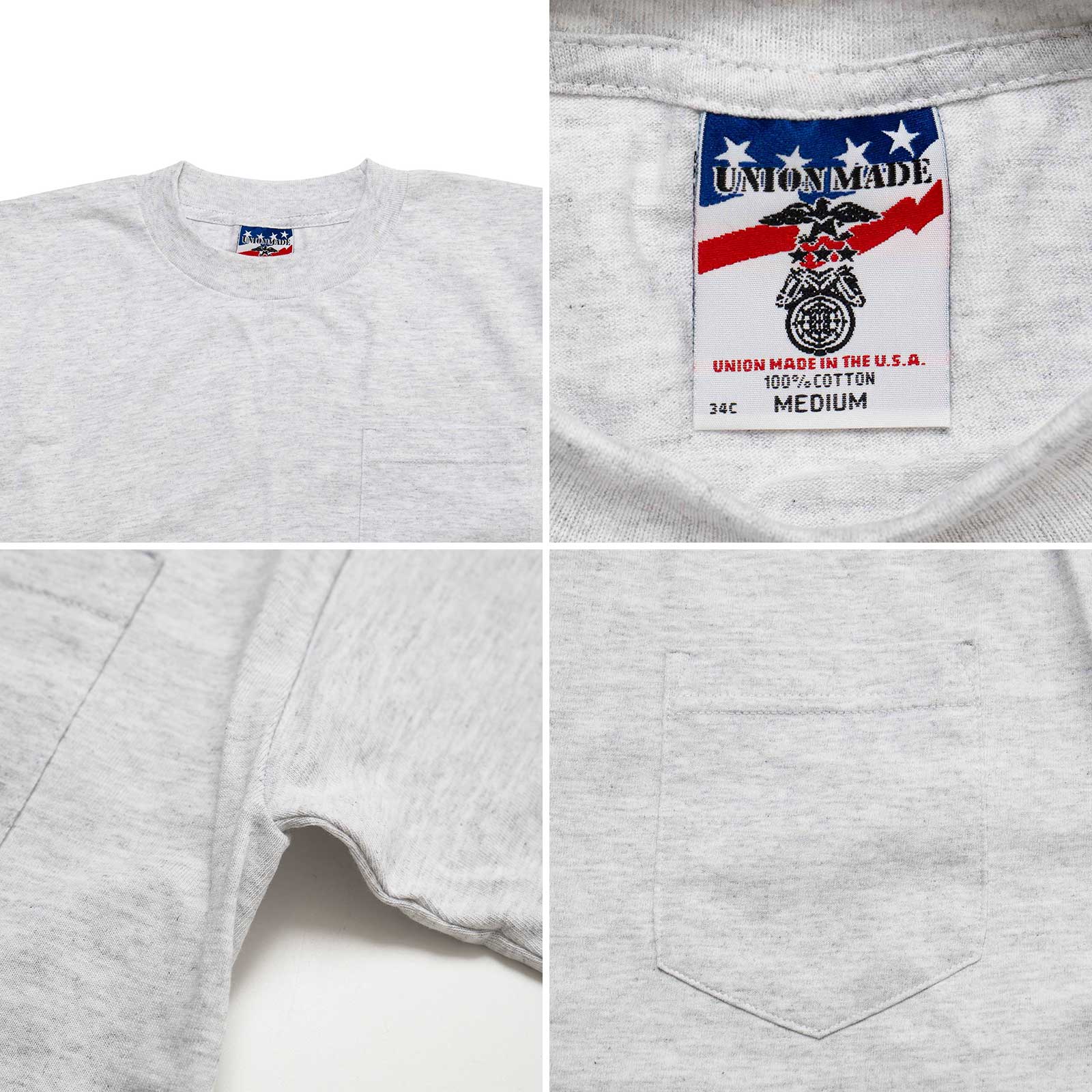 ベイサイドBAYSIDE3055ユニオンメイドロングスリーブポケットTシャツ