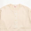ヘルスニットHEALTHKNIT53026アーミーリブヘンリーネックロングスリーブTシャツナチュラルフェイドブラック