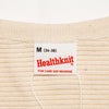 ヘルスニットHEALTHKNIT53026アーミーリブヘンリーネックロングスリーブTシャツナチュラルフェイドブラック
