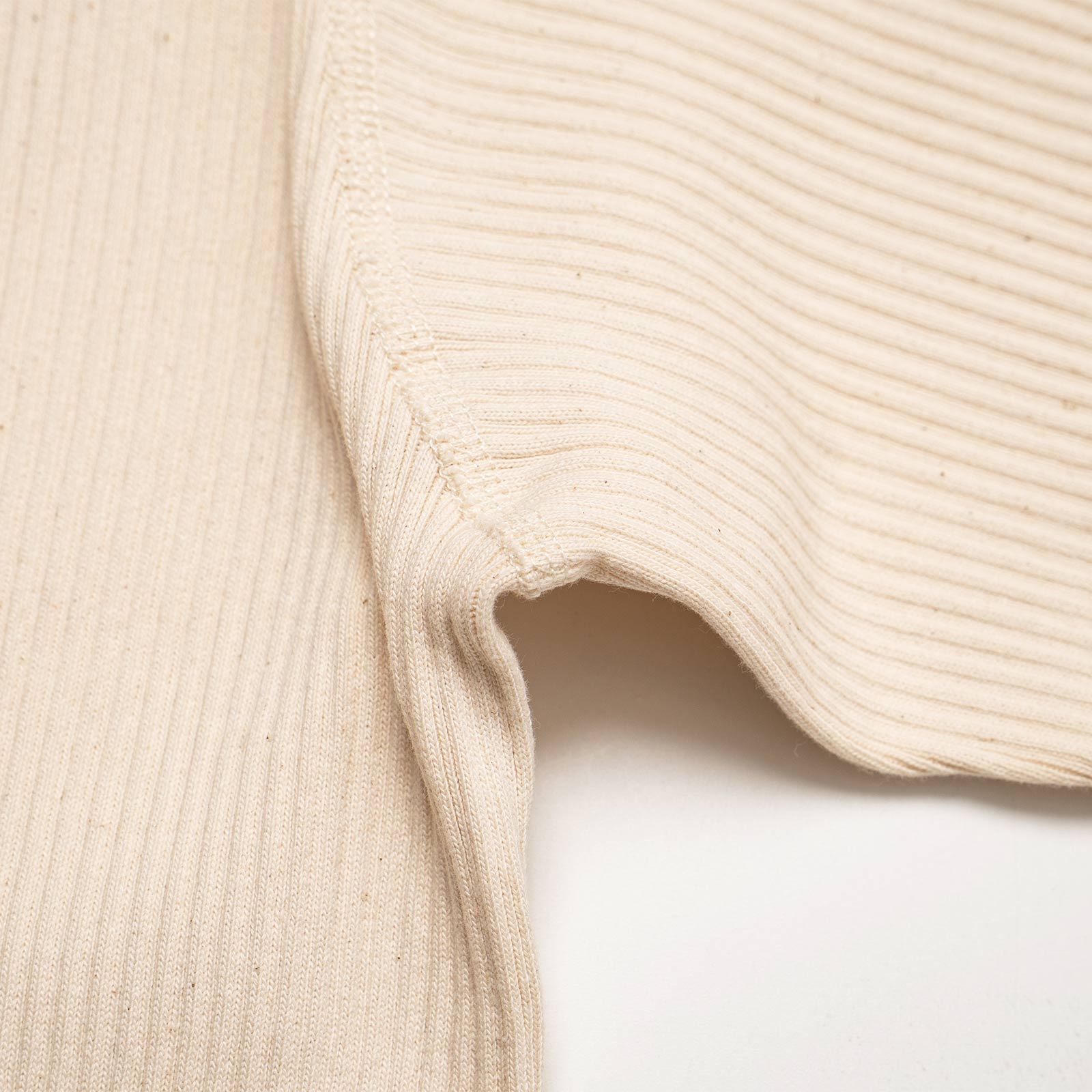 ヘルスニットHEALTHKNIT53026アーミーリブヘンリーネックロングスリーブTシャツナチュラルフェイドブラック