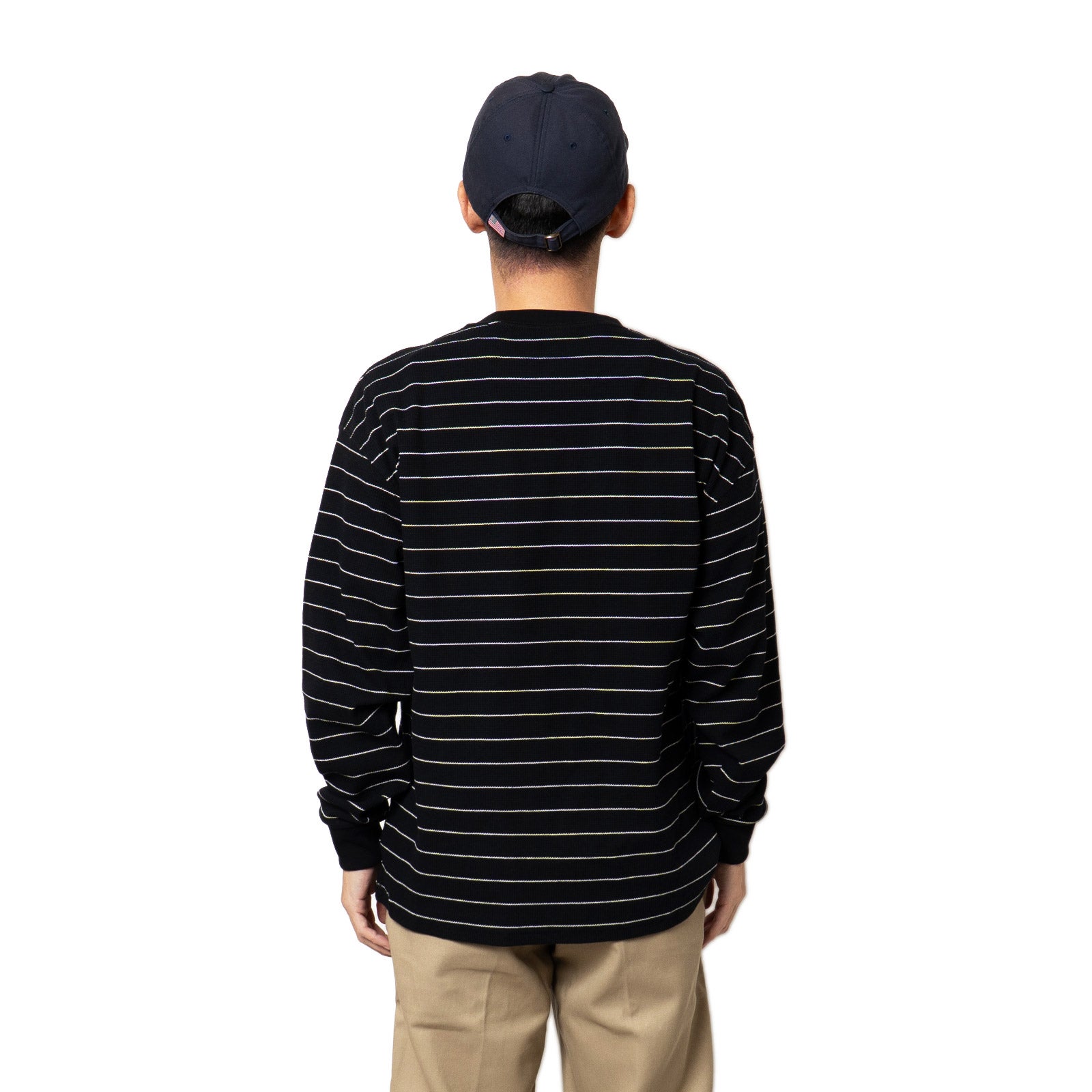 シービーズSEABEESボーダーワッフルトップ