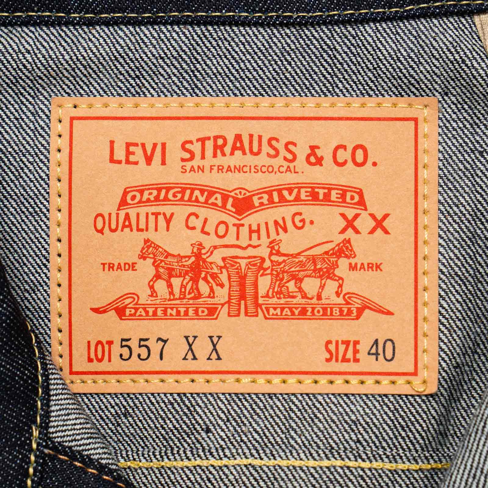 リーバイスヴィンテージクロージングLEVI'SVINTAGECLOTHINGLVC1961タイプ3557トラッカージャケットリジッド