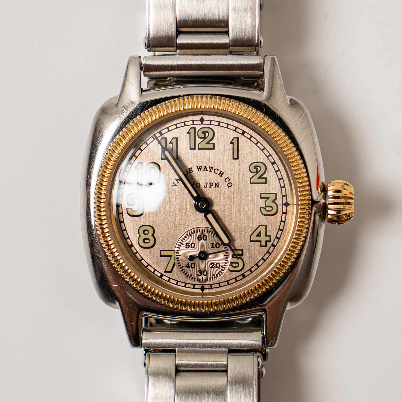 ヴァーグウォッチVAGUEWATCHCO.クッサンアーリーステンレスベルトシルバーメンズ