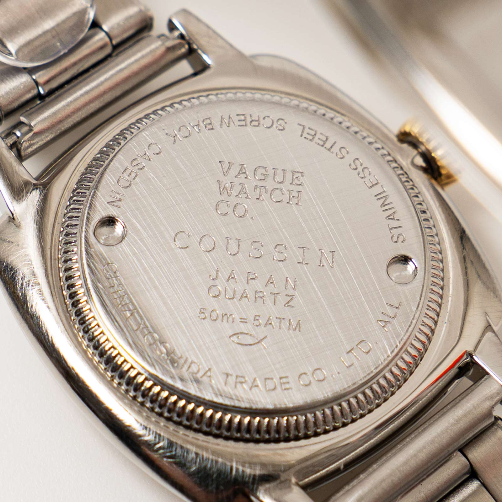 ヴァーグウォッチVAGUEWATCHCO.クッサンアーリーステンレスベルトシルバーメンズ