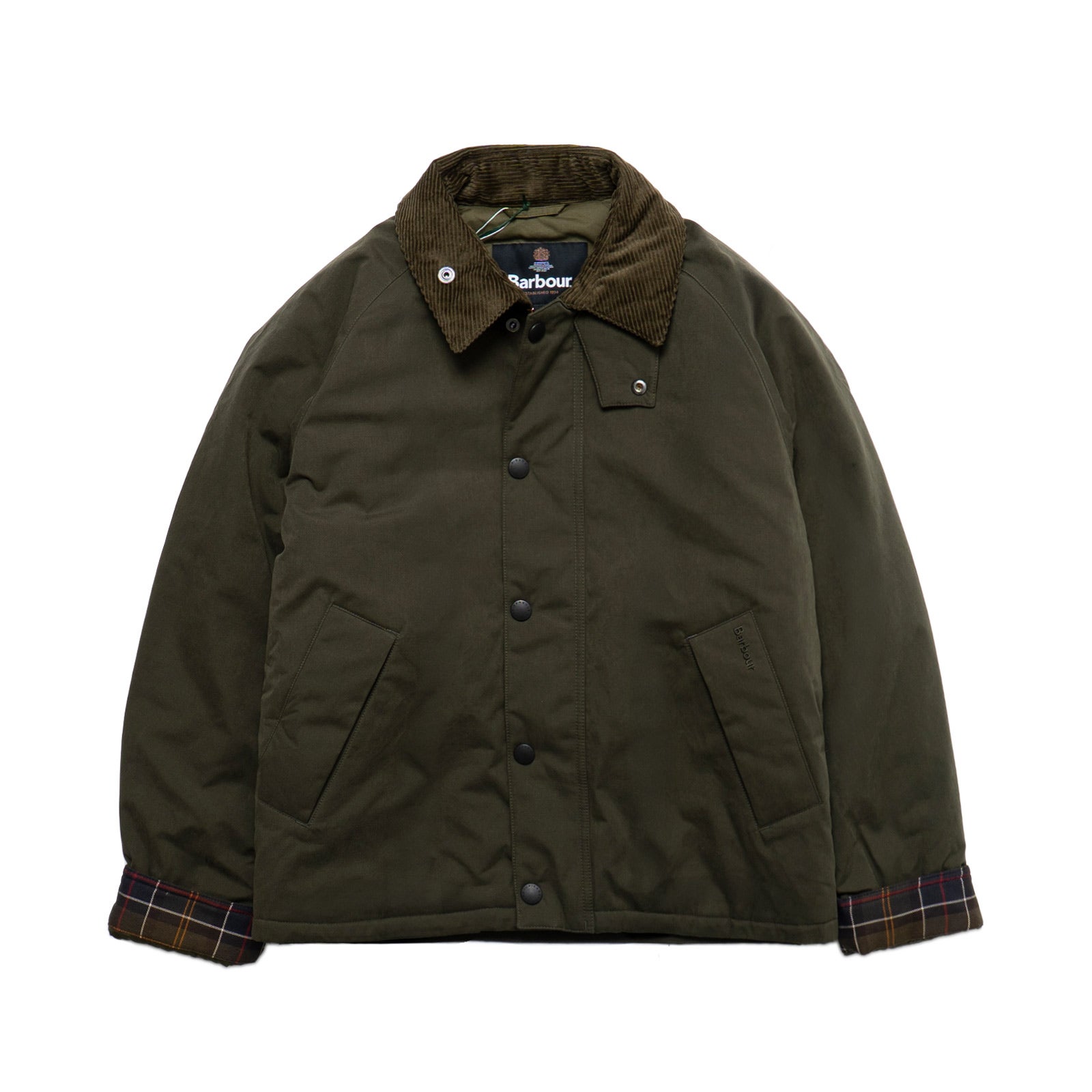 バブアーBarbourパデッドロールバックトランスポートジャケット