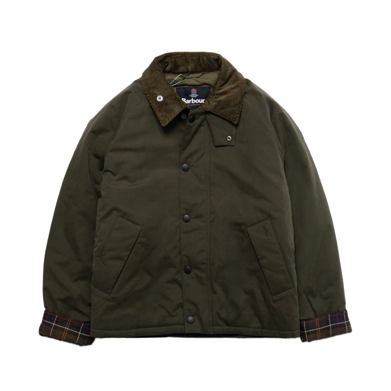 バブアーBarbourパデッドロールバックトランスポートジャケット